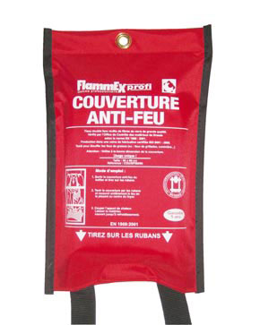 Couverture anti-feu 1800 x 1200 mm sachet souple