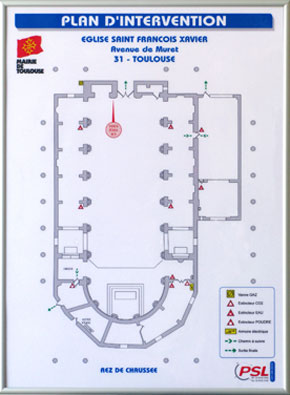 Plan d'intervention format A3 encadré